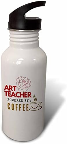 3drose креативен текст за уметност, наставник по уметност напојуван од кафе - шишиња со вода