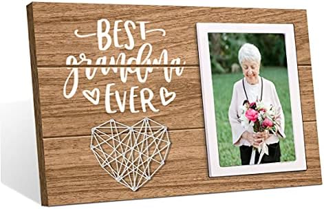 Рамка за слика на слики од семејство Мајавејт - Најдобра баба досега, роденденски подароци за баба од внука и внук