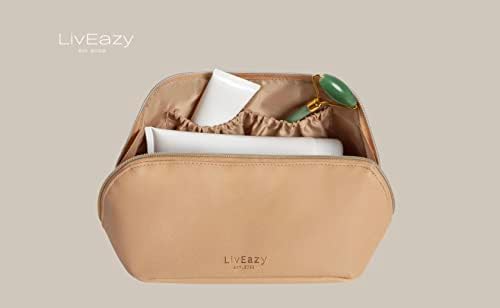 Жива Отворена Рамна Торба За Шминка За Лесен Пристап, може да се користи за повеќе намени, Како Што Се Голема Козметичка Торба,