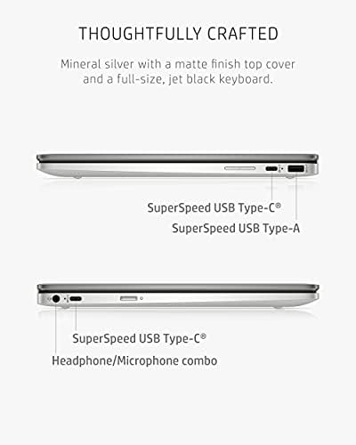 HP Chromebook x360 14a 2-во-1 Лаптоп, Intel Pentium Silver N5030, 4 GB RAM МЕМОРИЈА, 64 GB eMMC, 14 HD Микро-Работ Екран На Допир, Chrome