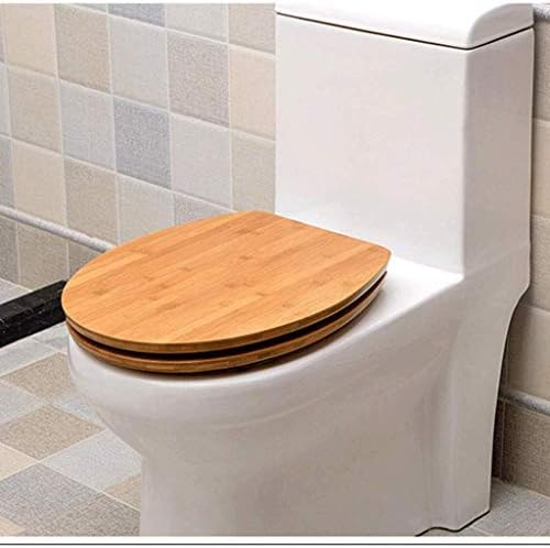 Wdbby дрво задебелно домаќинство тоалет тоалет тоалетно тоа тоалетно забивање на тивко лак задебелен UVO универзален дебел и издржлив