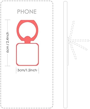 Кинески стил на мастило пет гоблини чудовиште квадратни мобилни телефони прстен држач за држач за заграда Универзален подарок за поддршка