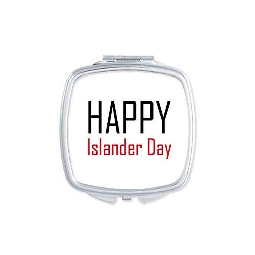 Прославете Го Денот На Островот Канада Благослов Огледало Пренослив Компактен Џеб Шминка Двострано Стакло