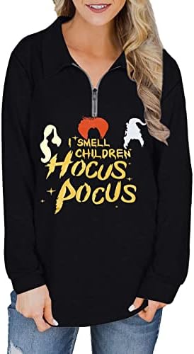 Мирисам деца џемпери жени Hocus pocus sanderson, сестра графичка долга ракав пуловер качулка врв
