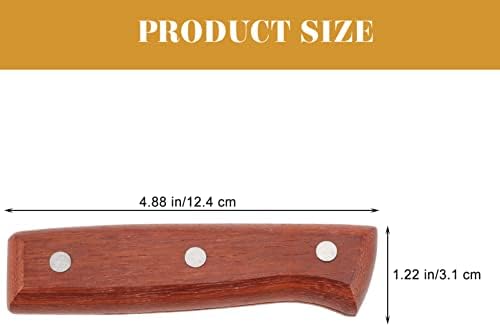 Луксуз 1 сет дрвена рачка за ножеви јапонски рачки за секачи за готвачи Ергономска кујна за секач за замена за замена на нож за сечење