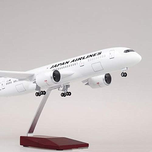 47 см 1/130 Скала Авион Јапонија ерлајнс Боинг Б787 модел на авиони со лесни тркала пластична смола колекција на авиони роденденски подарок