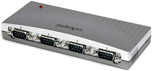 Startech.com 4 Порта USB до сериски адаптер RS232 - DB9M - RS232 Extension - Сериски до USB