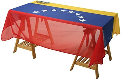 Правоаголен Чаршав За Маса Венецуела Венецуелци Чаршав За Знаме Отпорен На Бледнеење На Национално Знаме Чаршав, Погоден за Кујнски Јадење