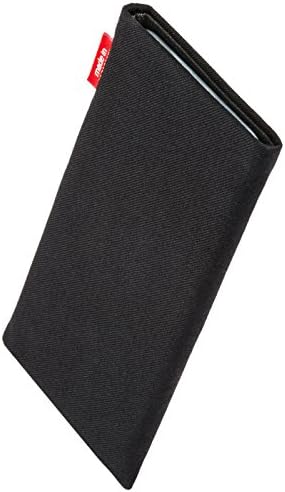 Fitbag Rave Black Custom Tairoded Relaive за Samsung Galaxy S23+ / S23 Plus | Направено во Германија | Покрив за торбичка со ткаенини со