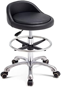Грејс и Грејс Професионална серија на Gilder со потпирачот за грб удобно седиште за вртење на пневматска прилагодлива тешка столица за продавница, салон, канцеларија
