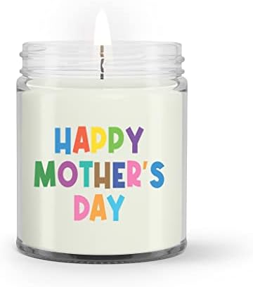 Среќни подароци за денот на мајките, миризливи свеќи, подароци за роденден за мајка, подароци на драга мајка