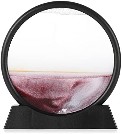 Wybfztt-188 3D Sandscape Подвижен песок со песок рамка со течен пејзаж сликарство стакло фото биро украси прикажани песочни движење уметност дома