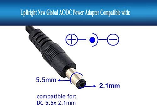 UpBright 7.5V AC/DC Adapter Compatible with Vision Fitness Elliptical Trainer X6200 0812EPC100100914 X6200HRC 48-075-1000 R2200 R2100 RB18