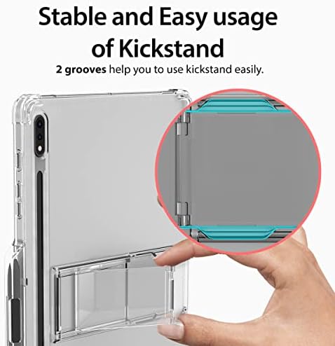 Araree Flexield SP Smart Multer Angle Kickstand Chickstand Цврдо покритие со удобен држач за пенкало компатибилен со Galaxy Tab