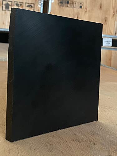 12 x18 етилглид репро црна UHMW ултра висока молекуларна тежина полиетиленски лист. Одлично за DIY, морска употреба, кујна и многу повеќе.
