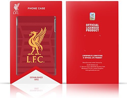 Главата Случај Дизајни Официјално Лиценциран Ливерпул Фудбалски Клуб Бела 2 Грб 1 Кожна Книга Паричник Случај Покритие Компатибилен Со Apple iPhone