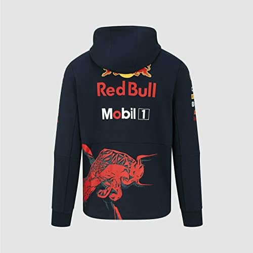 Red Bull Racing F1 Men's Mepers 2022 Team Full Zip Hood Sweatshirt