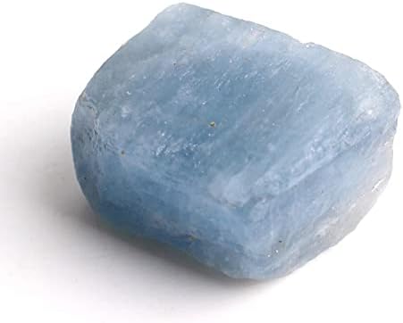 QiaNONOI ZD1226 1PC Природни сини баритни кварц кристални камења Барит скапоцен камен заздравување на енергијата Минерали Примерок Научни