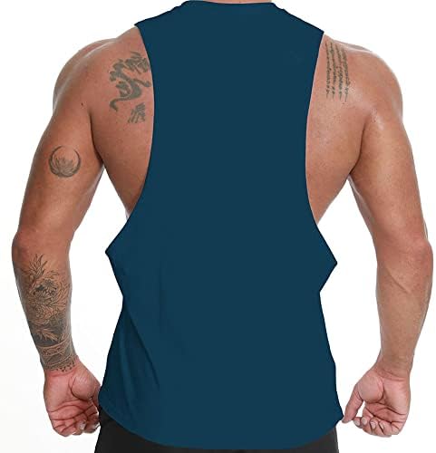 Gymleader машки салата за бодибилдинг стрингер мускулен резервоар врвен фитнес елек beвер режим тренинг кошула