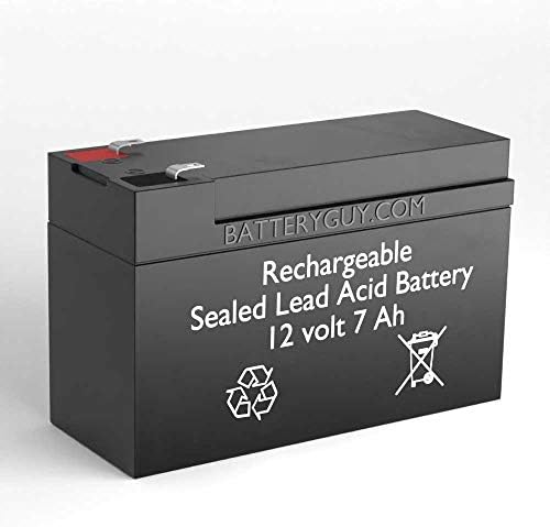 Замена на батеријата PC7.2-12F2 замена од 12V 7AH SLA еквивалентно на брендот на батеријата - Количина од 1