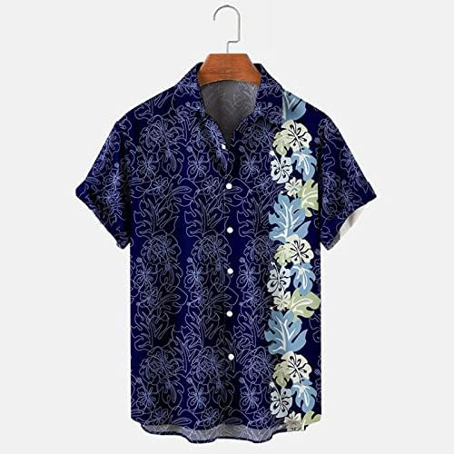 Кошули со маички кошули со кратки ракави кошули за риболов за мажи риба маици кошула кошула цветни хавајски кошули плажа
