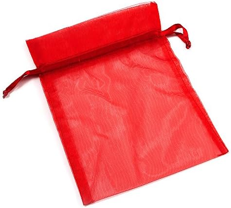 Авалаја Органза Торбичка за Влечење 15х20см-Црвена