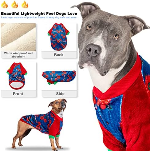 Облека за кучиња Ловинпет за Питбул: Кученце Худи, топла фланелна ткаенина сувенир сончево селско море за печатење кучиња облека, ажуриран џемпер за кучиња, пријат?