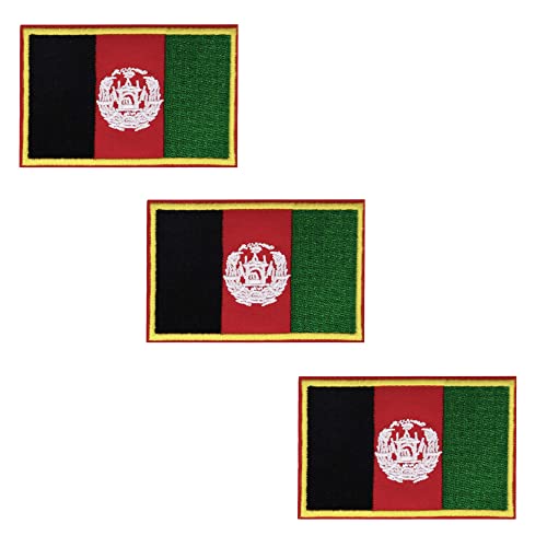 Знаме на авганистан извезено железо на Закрпи 3 парчиња