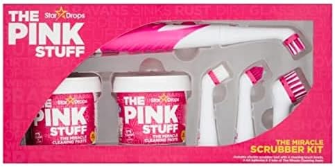 Ѕвездени капки-Розовите Работи-Чудотворниот Комплет За Чистење-2 Кади Од Чудотворната Паста За Чистење Со Електрична Алатка