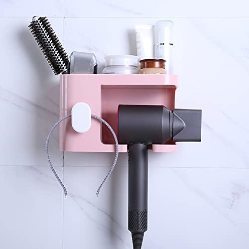Xjjzs решетка за коса бања пластична рамка wallидна бања ставка корпа бања пластична коса за фен за коса плоштад корпа