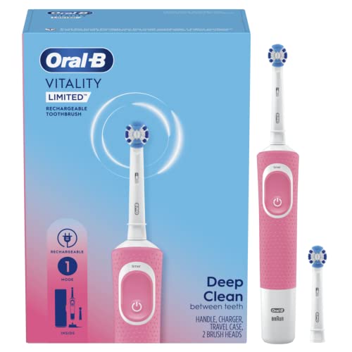 Орална-Б виталност ограничена прецизност чиста четка за заби, 1 полнење, розова