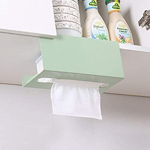 Gppzm лесно инсталирајте ја држачот на салфетка, кутија за ткиво од железо, кабинет за бања што виси простор за заштеда на