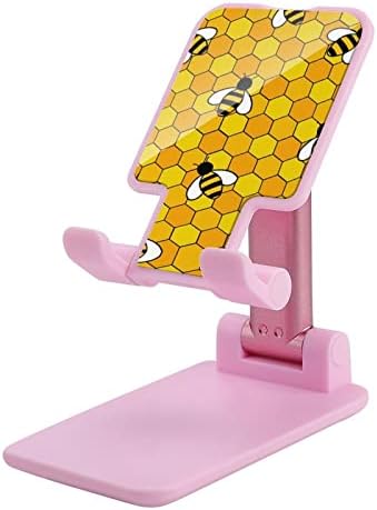 Мед пчели прилагодлив мобилен телефон држач за преклопливи преносни таблети за канцелариски патнички фармерки розов стил