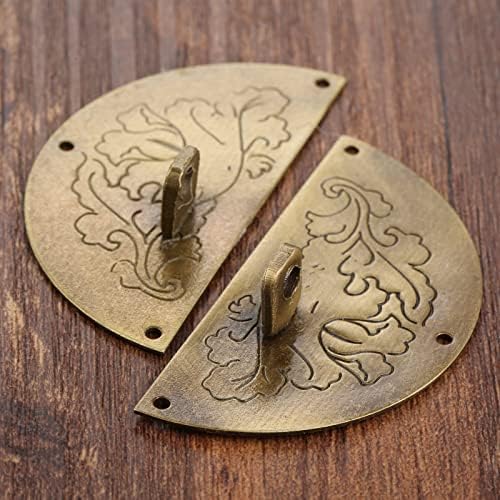 SDGH Антички мебел хардвер постави меч за заклучување на бравата HASP копче Декоративно кинески стар брава за катанец за накит Дрвена