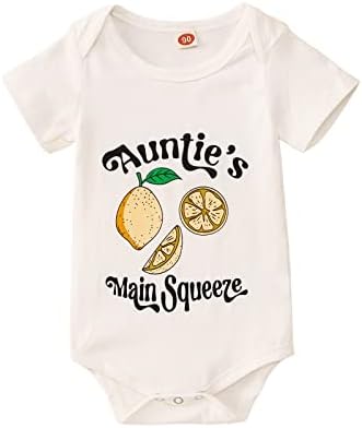 CM C&M WODRO новороденче девојчиња момчиња Бојсјут тетка Главна стискање Смешно бебе ромпер унисекс бебешка облека за подароци 0-12m