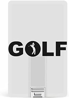 Играјте голф картичка USB 2.0 Flash Drive 32g/64g шема отпечатена смешно