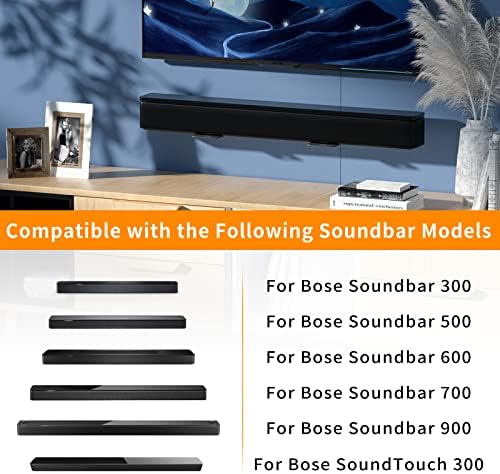 Soundbar Wallид монтирање за Bose WB-300 Soundtouch 300 Soundbar 500 Soundbar 600 Soundbar 700 Soundbar 900 Soundbar Mount, Sound Bar Mount