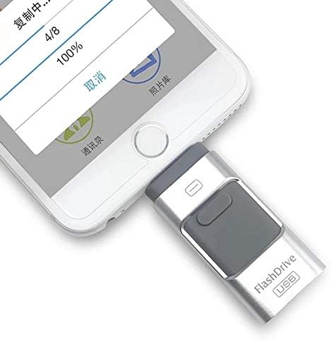 2TB USB Флеш Компатибилен со iPhone iPad &засилувач; КОМПЈУТЕР, 3-во-1 USB А, Микро USB, &засилувач; iPhone Конектор Палецот Диск