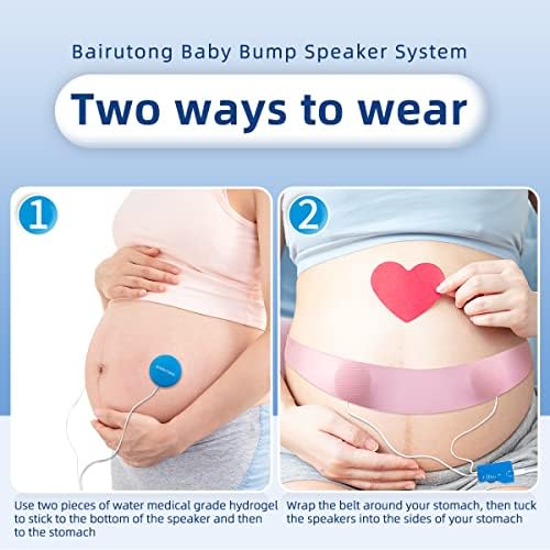 Слушалки за Бебиња, Подарок За Денот На Бремените Мајки, Слушалки За Бременост За Стомак, Подароци За Очекување Мајки-Драми и