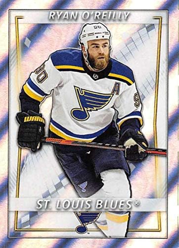 2020-21 налепница Topps NHL 412 Ryan O'Reilly Foil St. Louis Blues Hockey налепница