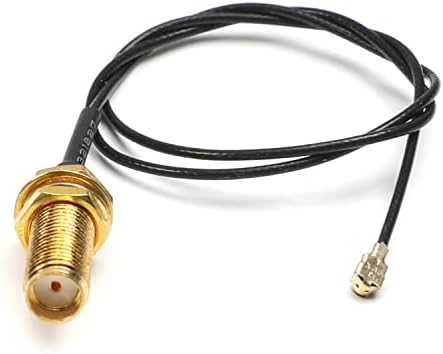 Othmro 1pcs ipex до SMA женски пигтаил кабел коаксијален RF1.13 кабел со ниска загуба, конектор за адаптер за адаптер RF 0,3m 0,3m адаптер за