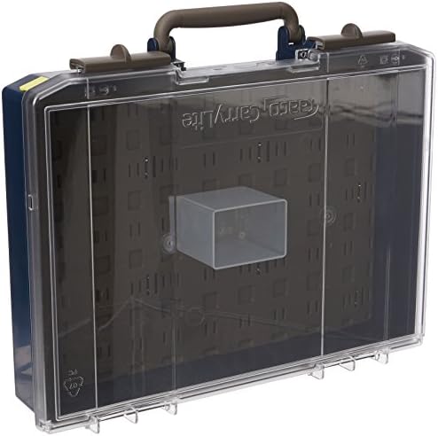 Кутија за одделение Raaco 142519, „CarryLite-LMS 80“ 5x10-0 со капакот на сендвич во празно, сино
