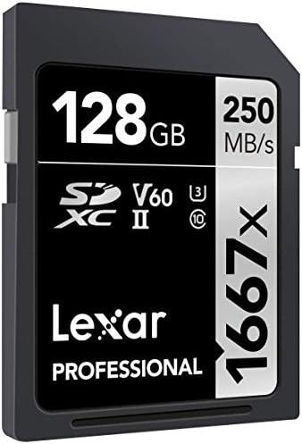 Lexar Professional 1667X 64GB SDXC Uhs-II/U3 + 128 GB