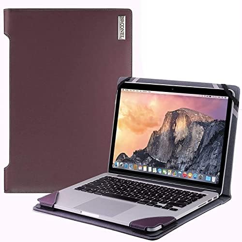 Брунел-Профил Серија - Виолетова Кожа Лаптоп Случај Компатибилен СО ASUS Vivobook 14X 14 Лаптоп