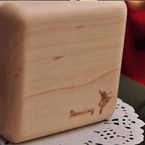 ХГВВНМ Дрвена музичка кутија Скај Сити Среќен роденденски музички подарок за девојка