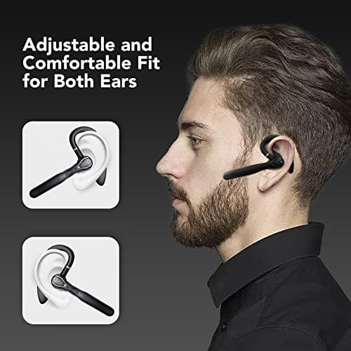 Слушалките за Bluetooth Taopodo, безжични слушалки со кутија за полнење на LED дисплеј, 100H Playtime, Bluetooth v5.3 Слушалки со