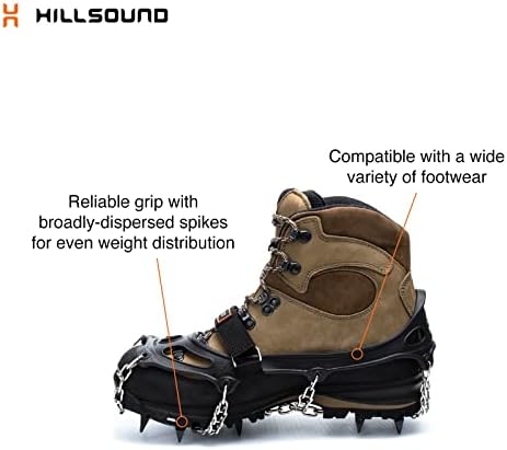 Hillsound Trail Crampon I Мраз Cleat Влечење Систем За Почетник &засилувач; Искусни Зимски Патека Пешачење