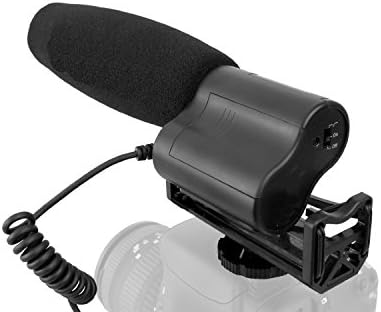 Микрофон со пушка со шофершајбна и мртва мачка маф за Panasonic Lumix DMC-GX8