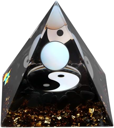 Декор на Таиџи, Таи Чи Декор, Јин Јанг Декор во лекување на кристално оргон пирамида-заздравување оргонит чакра кристал пирамида-фенг кристал