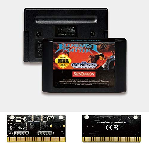 Елементарен мајстор на Адити - САД етикета FlashKit MD Electroless Gold PCB картичка за Sega Genesis Megadrive Video Game Console